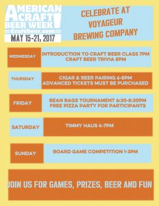 American Craft Beer week at Voyageur